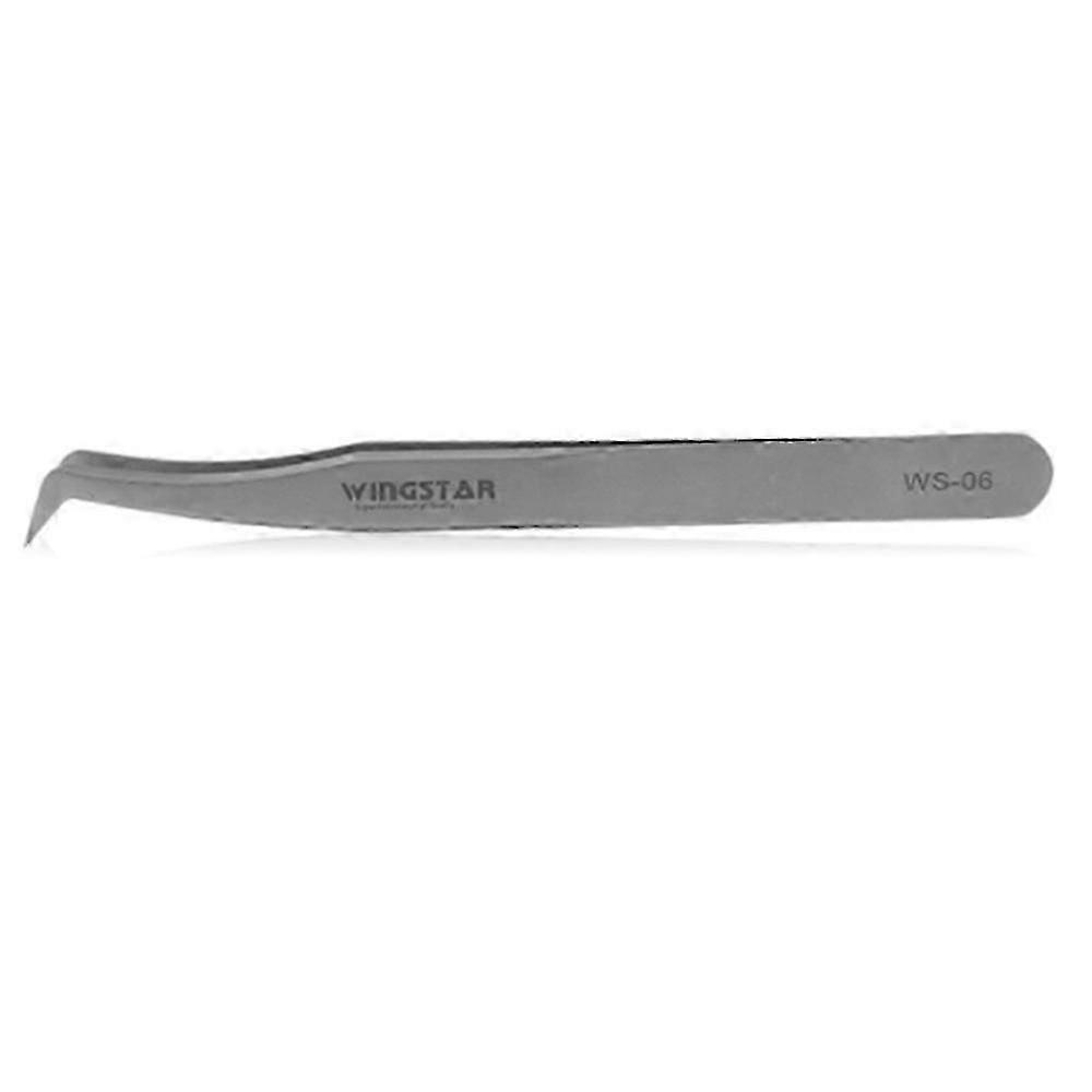 Pince à épiler d’extension de cils ensemble Pointe droite et incurvée Pince à épiler de faux cils Applicateur de cils Tool-style5