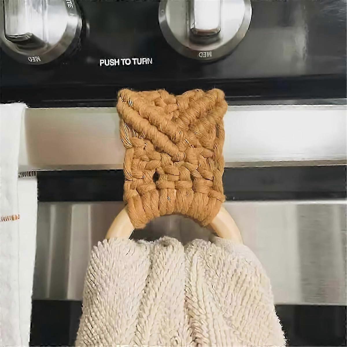 3Pcs Handmade Crochet Dish Towel Holder