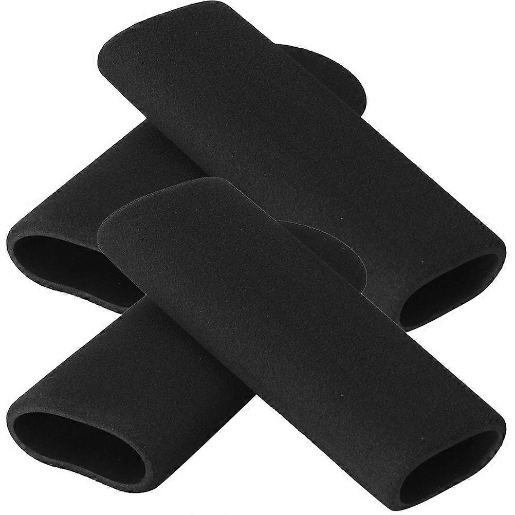 4PCS Soft Motorcycle Handlebar Grips, Shockproof, Fatigue Relief, Sweat Absorbing, Non Slip for Bikes