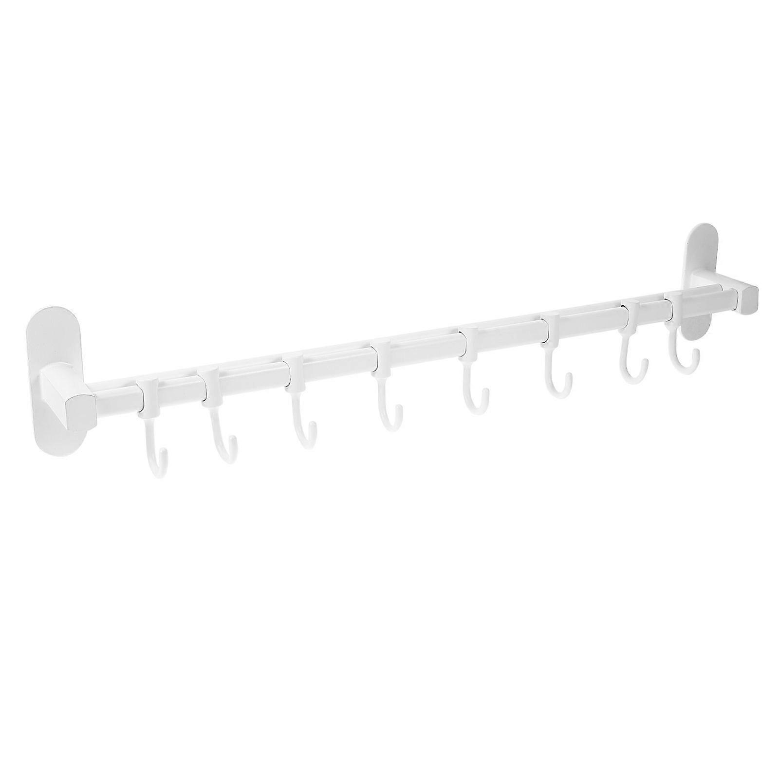 Kitchen Tool Hanging Rack Space Aluminum Wall-mounted 8-hook Hanging Rack