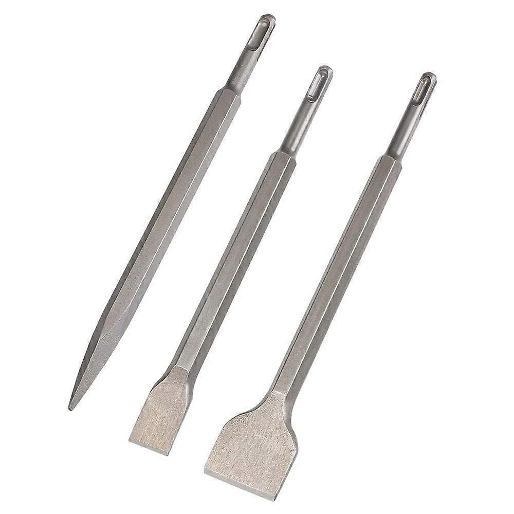 Chisels, Set of 3 (Large Chisel, Flat Chisel, Pointed Chisel)