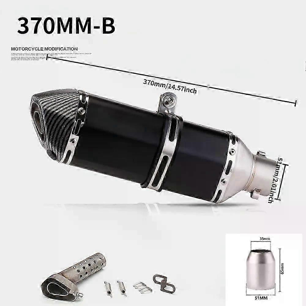 51mm Universal Accessories Motorcycle Exhaust pipe Modified Muffler Pipe echappement moto db killer For akrapovic XJ6 MT07 09 03 2025