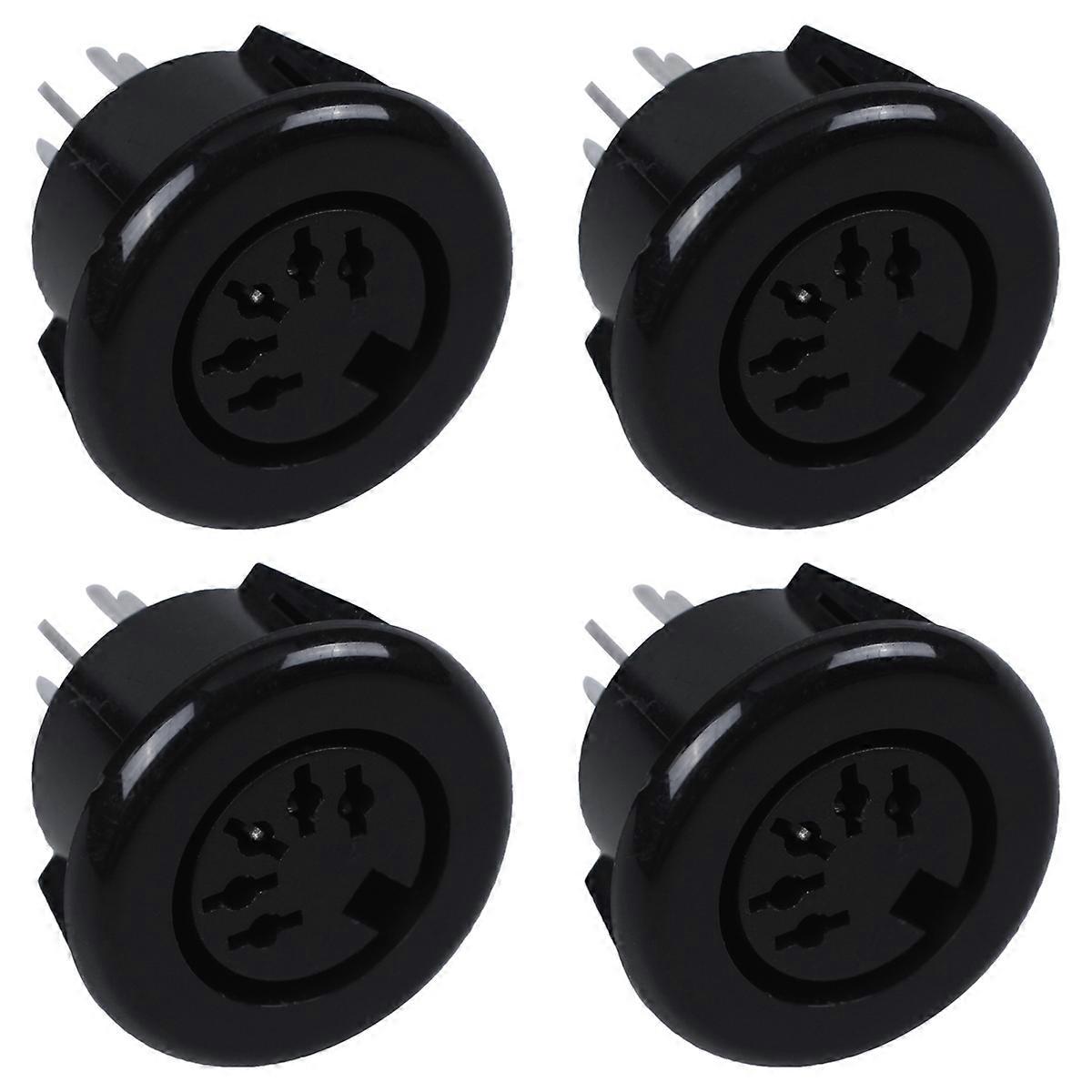 Female 5 Pin DIN Plug Panel Mounted Keyboard Cable Connector Adapter