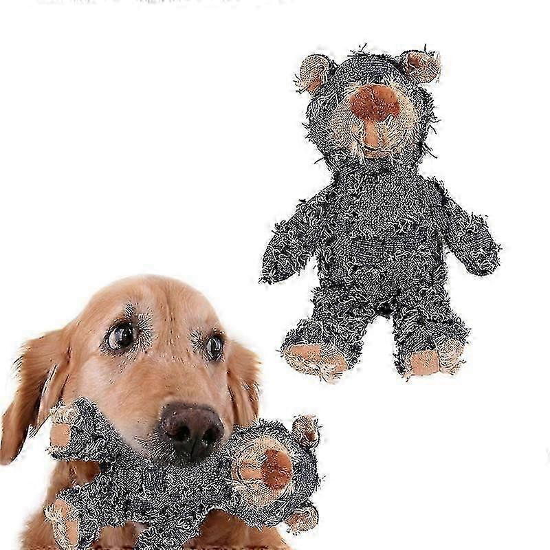 2025 Indestructible Robust Bear, Squeaky Extreme Bear Dog Toys For Heavy Chewers