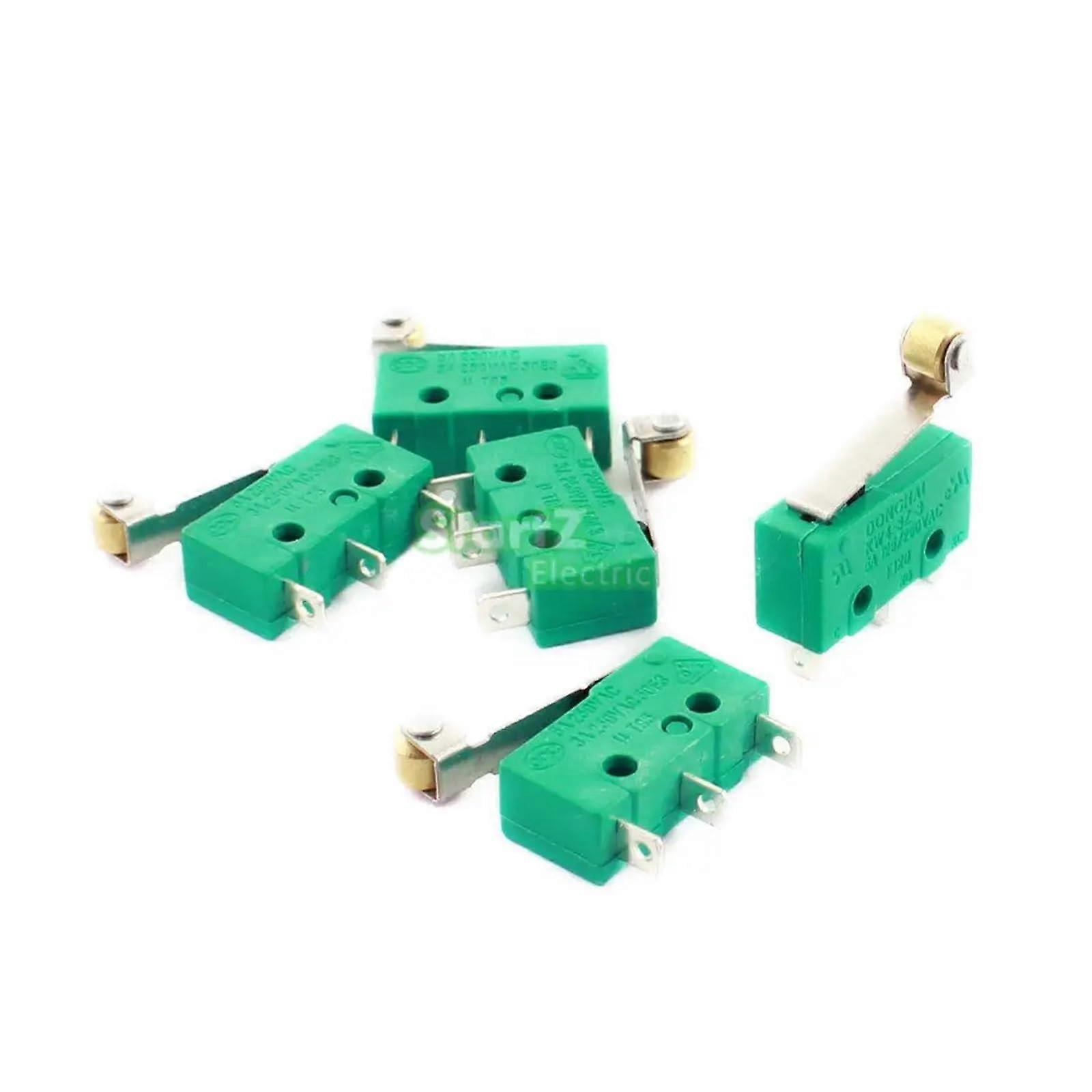10PCS microswitch limit switch 3pin N/O N/C pulley microswitch KW43Z