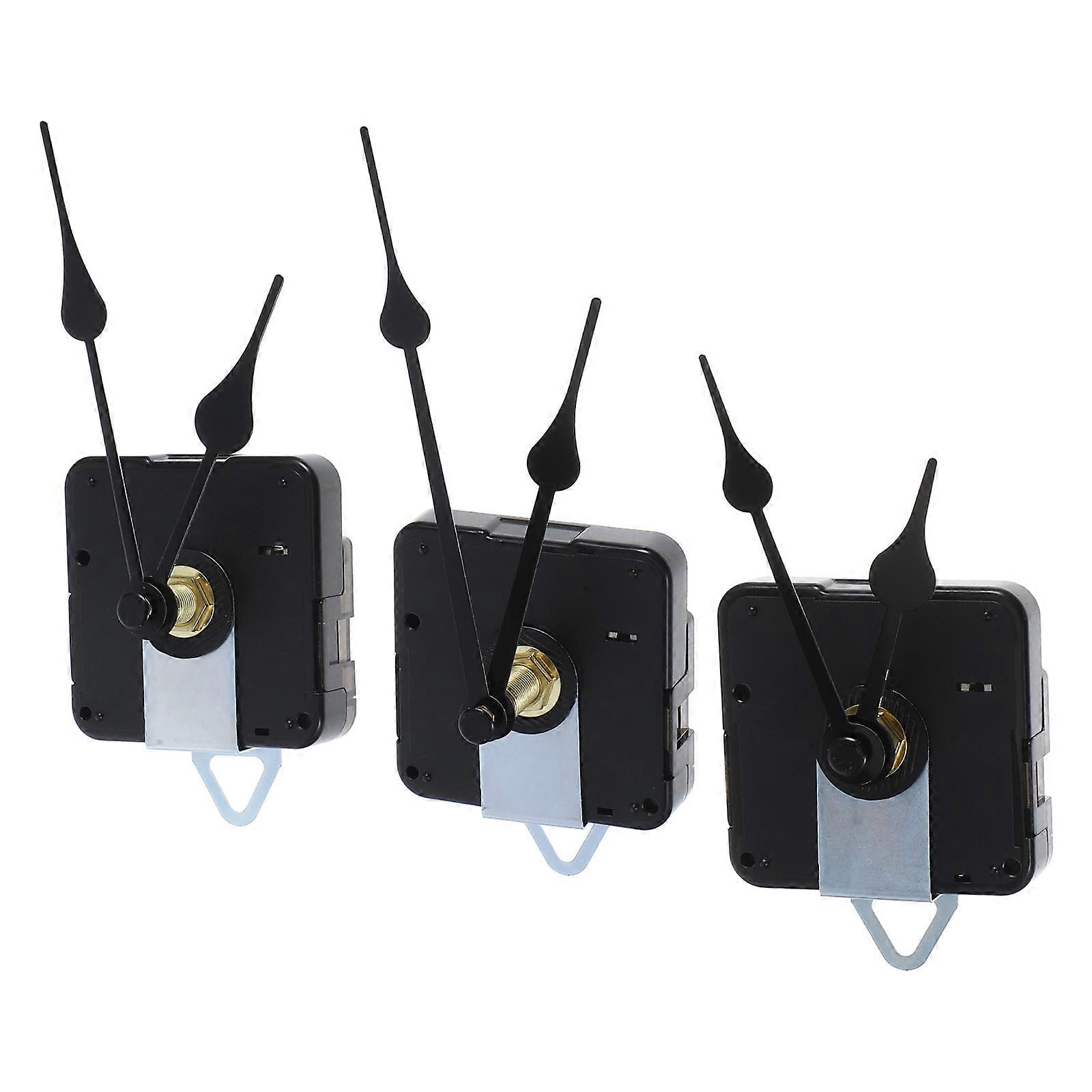 Clock Repair Parts Sleek Design Clock Movement Battery Operated For Diy Projects 3 Sets