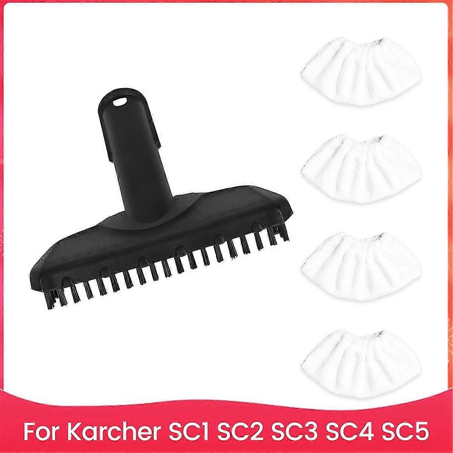 5PCS Mikrofasertuch Set für Karcher SC1 SC2 SC3 SC4 SC5 Dampfreiniger Handdüse Ersatzteil
