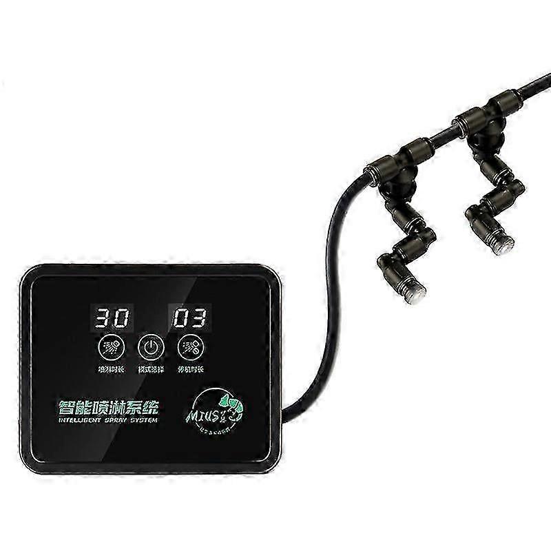 Intelligent Automatic Mist Spray System Set Electronic Timer Lcd Screen Sprinkler Controller Terra