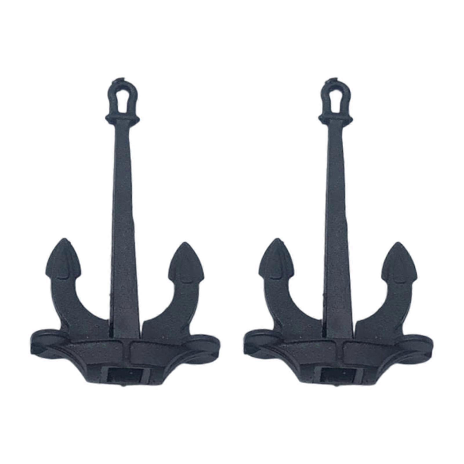 2x RC Boot Anker Mini Hall Anker Simulation Nautische Modell Komponenten