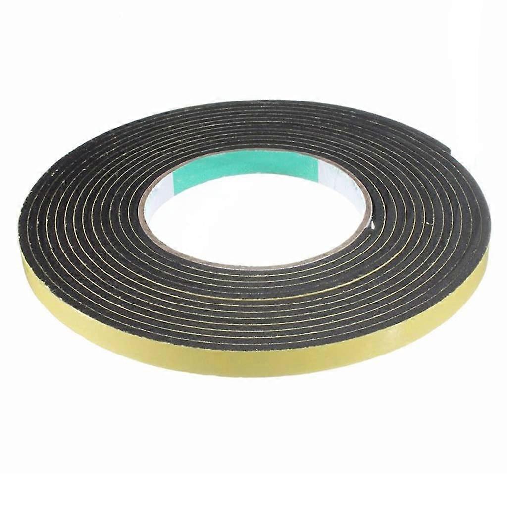 Self Adhesive Foam Tape 5m Black 20mm Wide Medical Grade Closed Cell Foam Durable Single Sided Buffer