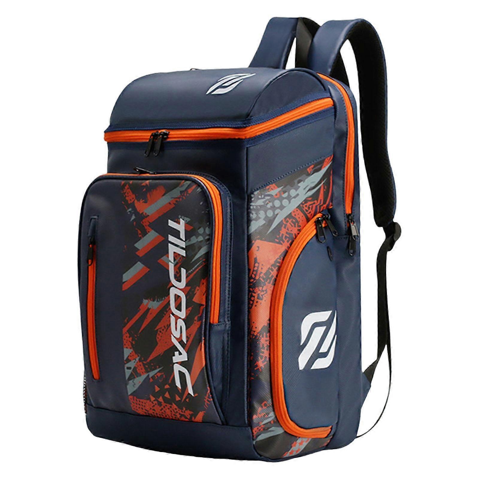 Tennis Backpack Racket Storage Daypack Multipurpose Water Resistant Large