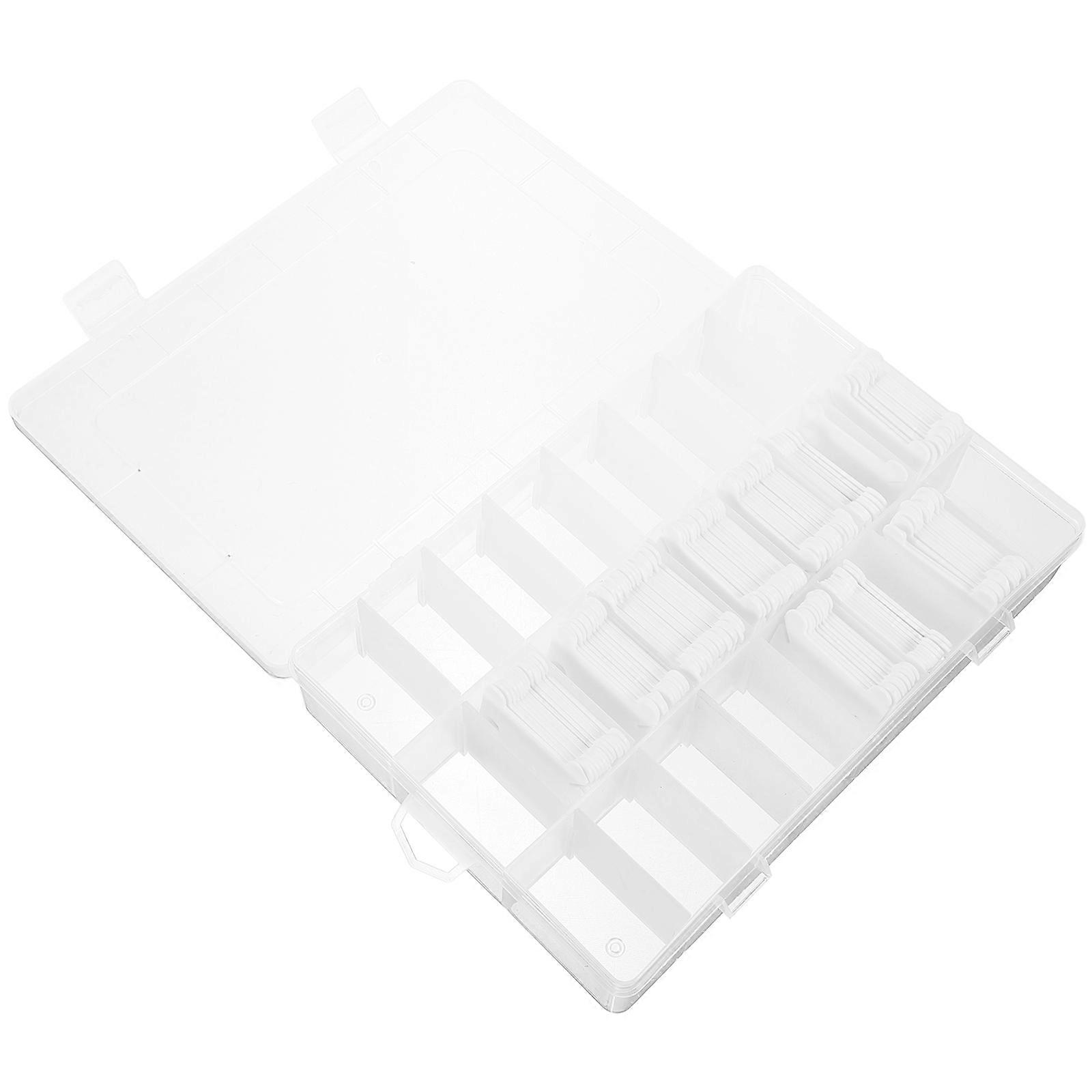 Sewing Thread Storage Holder Compact Design for Craft Projects Transparent Plastic Wire Winding 120Pack