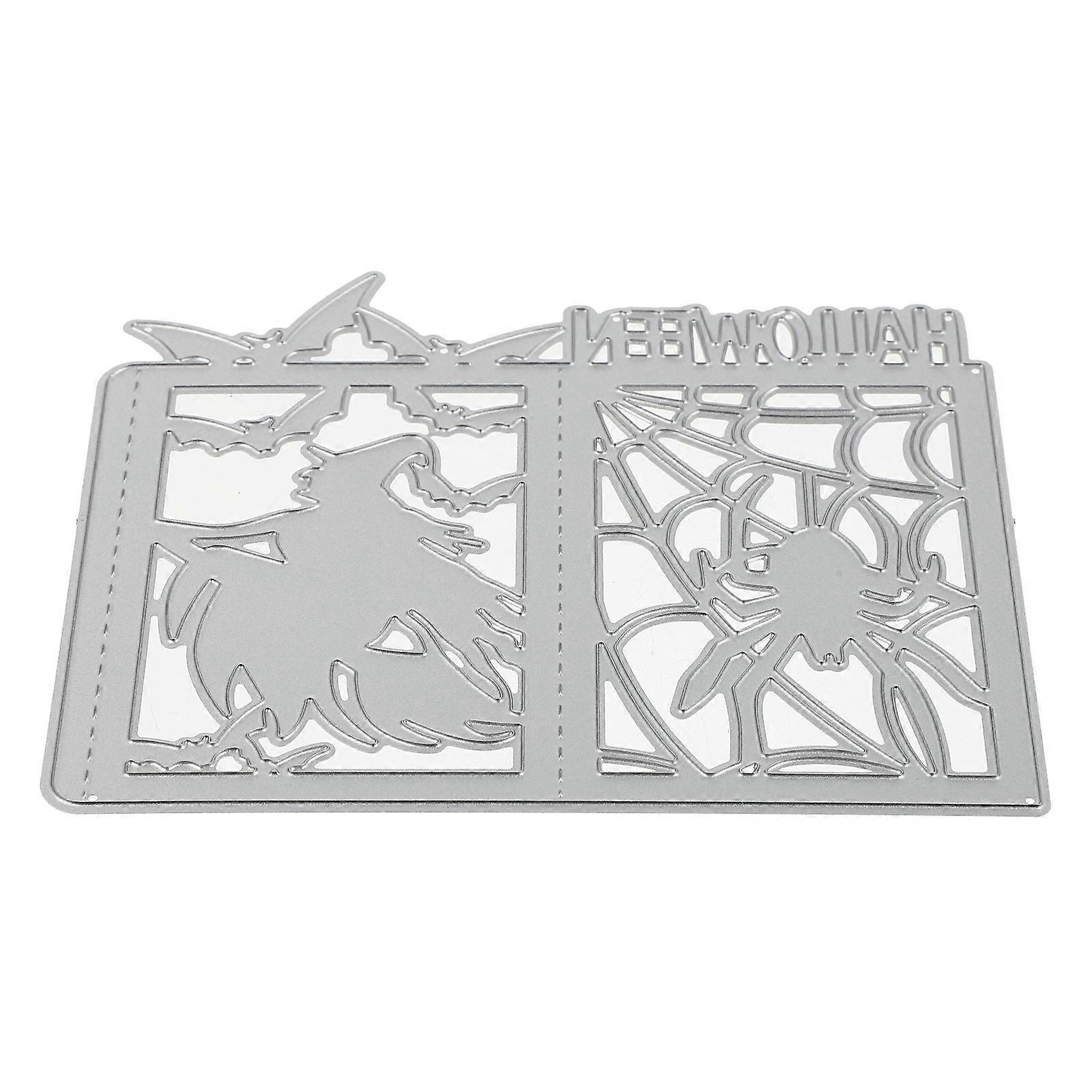 Spider Paper Cutouts Scrapbook Tool Embossing Function Halloween Craft Supplies 1 Set
