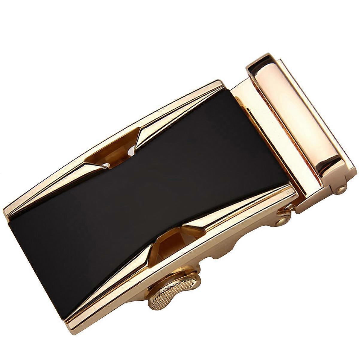 Mens Belt Ratchet Durable Easy To Assemble And Disassemble Men Businessman Black Silver 8.50X4.00X1.50CM 1Pack