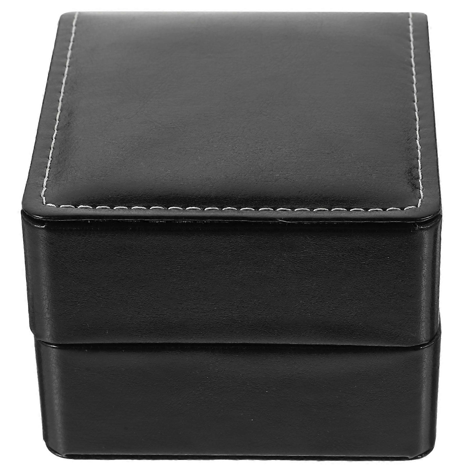 Chic PU Watch Box – Lightweight Wristwatch Display Case for Safe Storage & Travel, Stylish Design