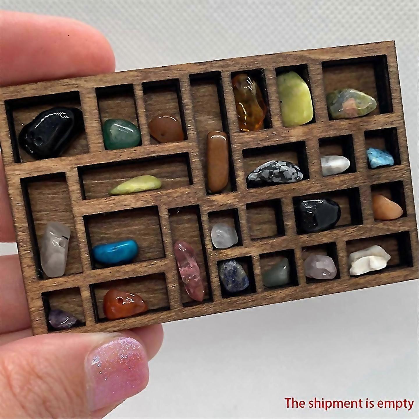 For 1:12 Miniature Trinket Shelf Miniature Crystal Shelf