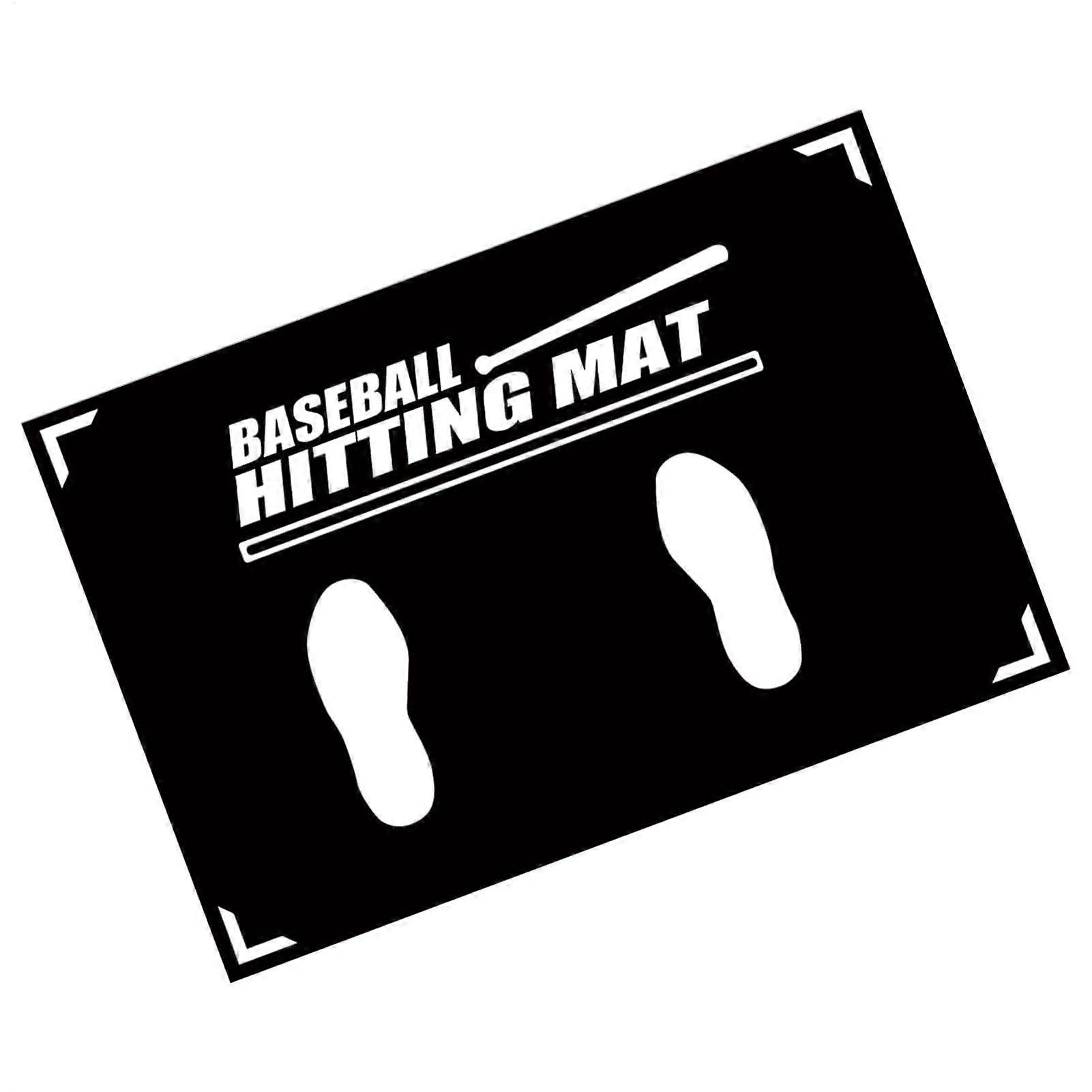 Baseball Hitting Trainer Practice Grass Mat, 90x60 cm Batter Box Turf Mat