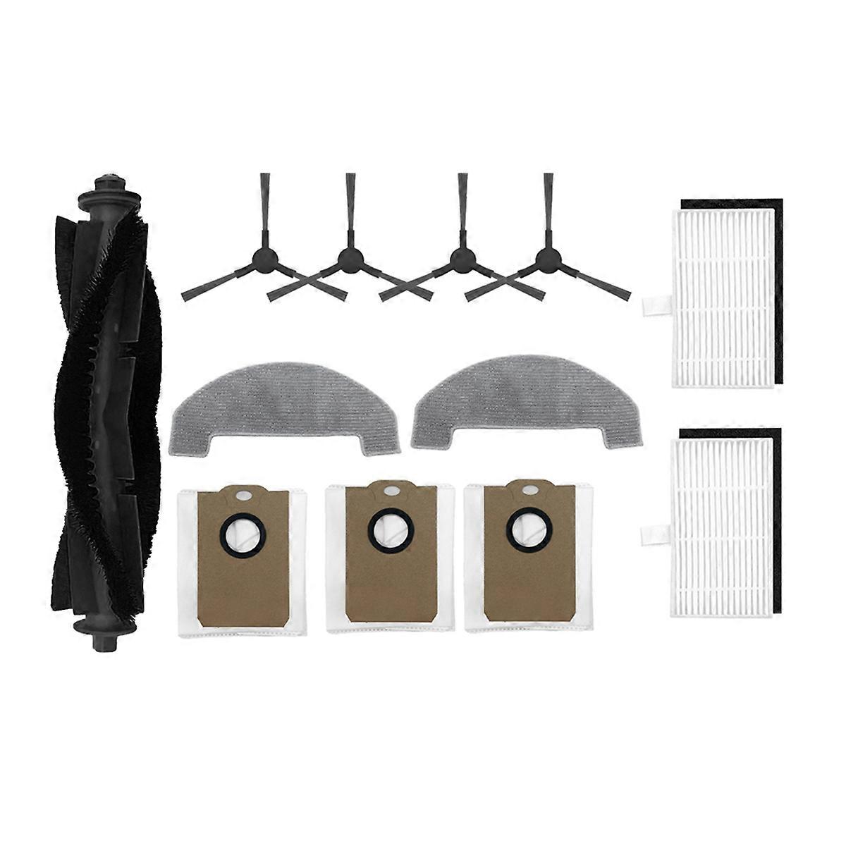 Main Brush Side Brush Dust Bag Mop Cloth Kit for MONSGA MS1 MAX Robot Vacuum Accessories