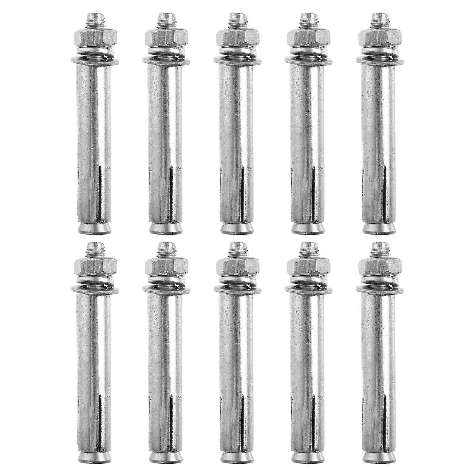 Heavy Duty 10pcs Steel Expansion Bolts for Secure Fixings – Multi Use Metal Screws for Home Accessories and Reliable Fastening Applications