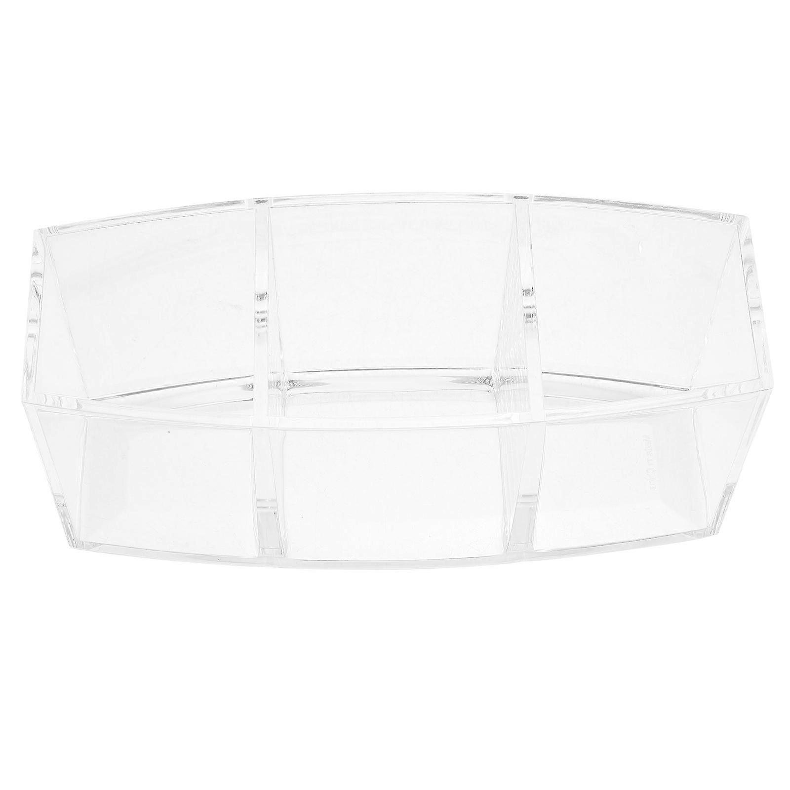 It looks like you're describing a product—likely a **transparent multi compartment organizer box** used for storing coffee capsules, tea bags,