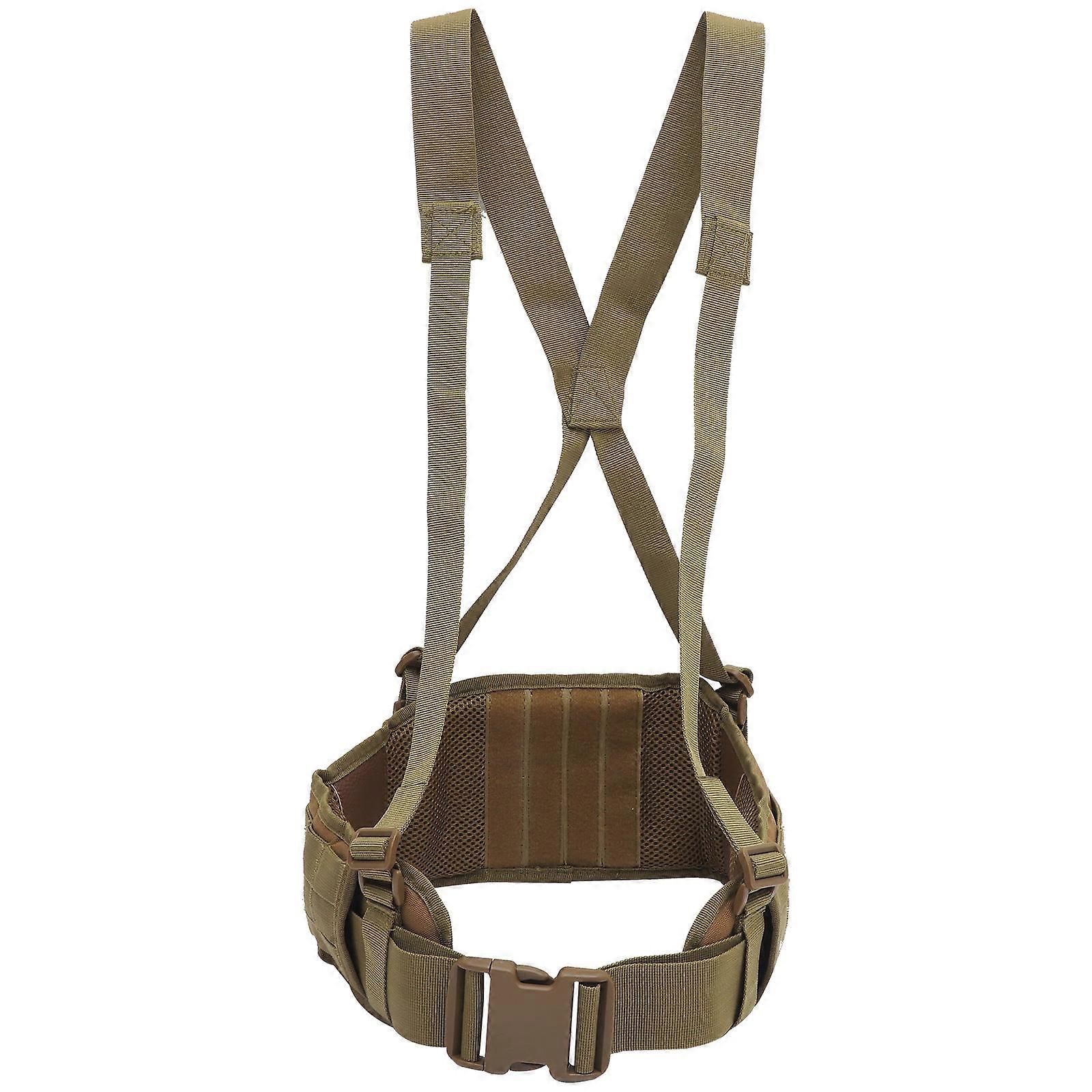 Wear-Resist Duty Belt Camping Belt Men Women Field Operations Olive Green 113X15X2CM Portable 1Pack