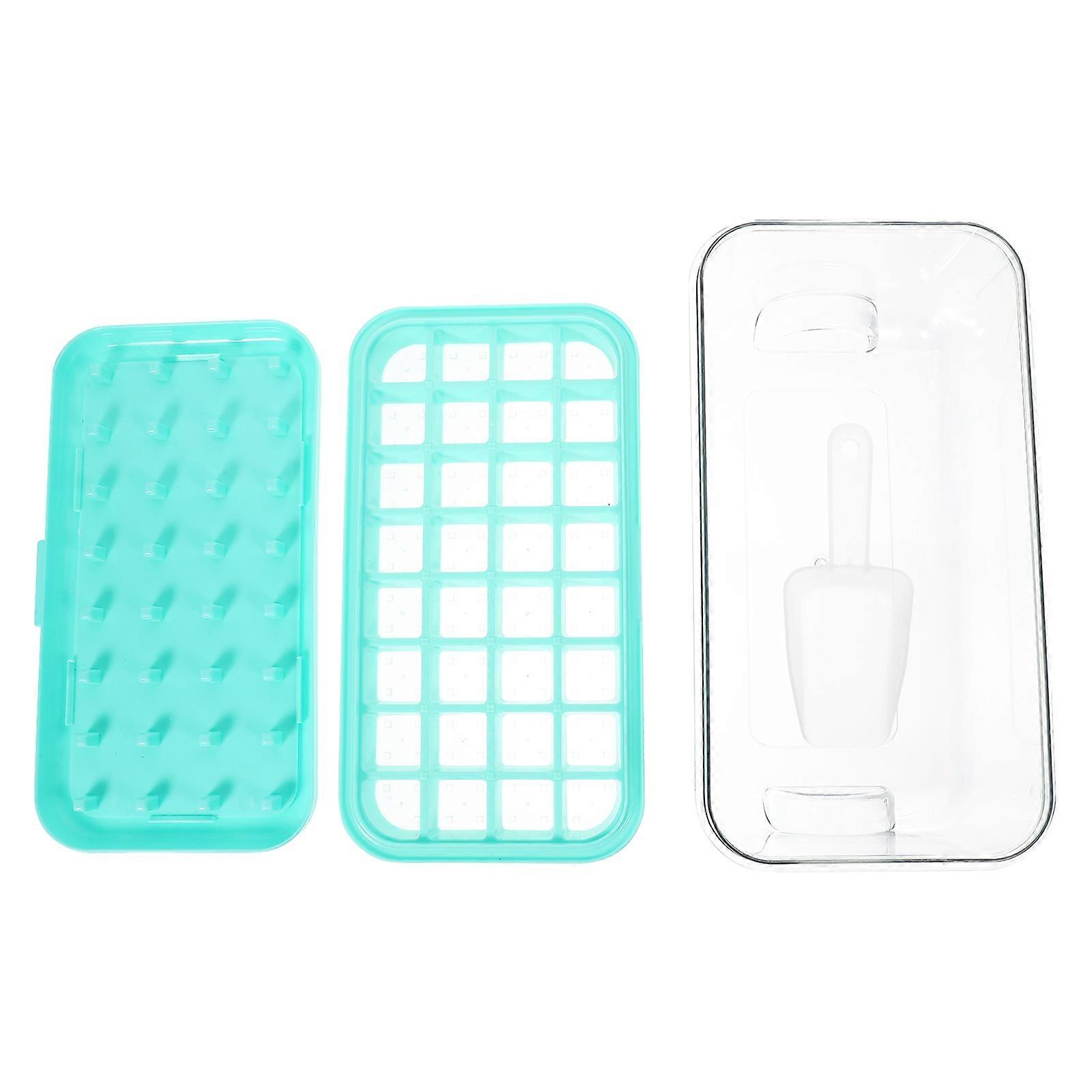 Safe Efficient Ice Mold Household Item Ice Cube Tray for Drink Preparation Non-Stick Surface 9.8×5.1×4.7in 1 Set