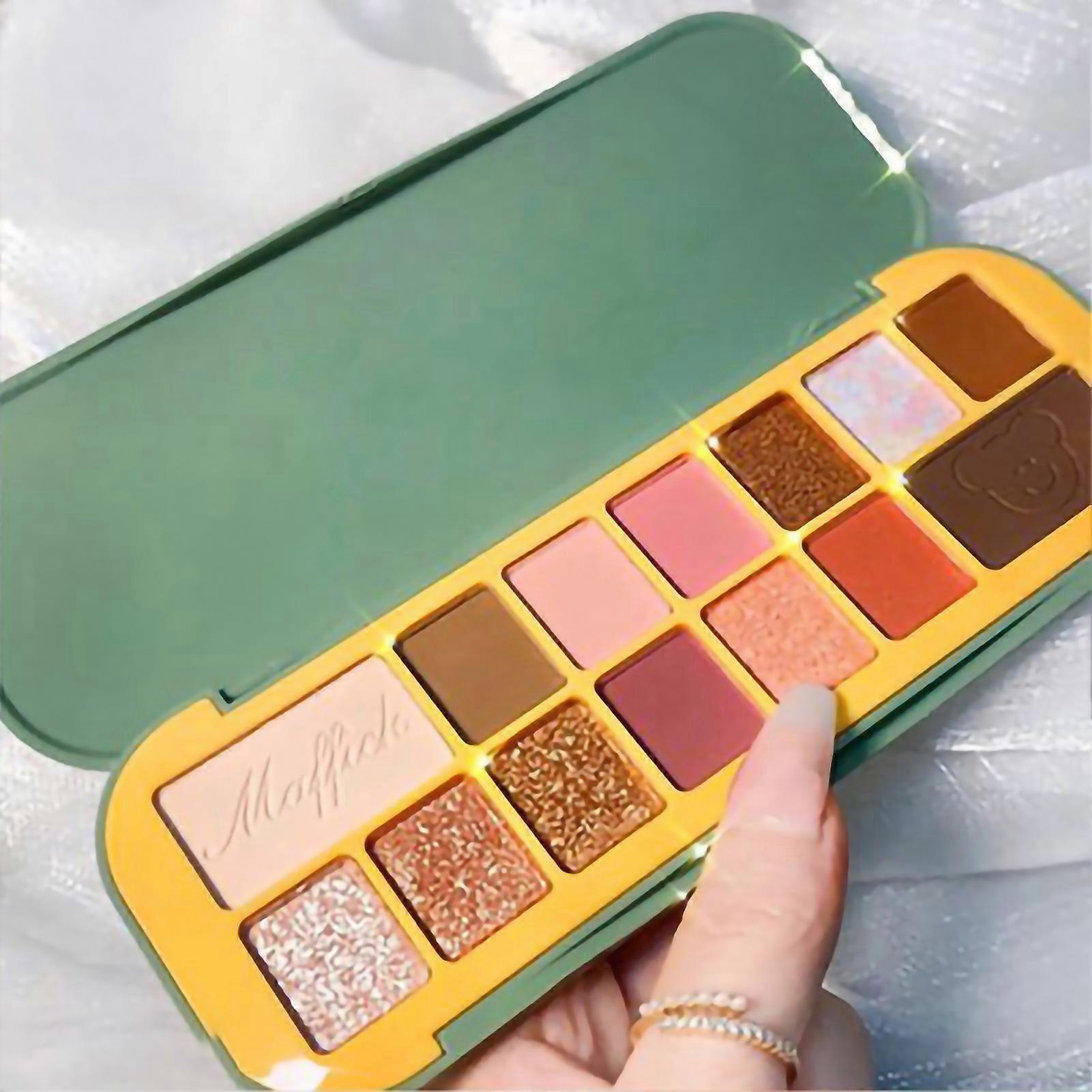 14 Colors Eye Shadow Palettes Pearlescent Glitter Matte Eye Shadow Powder for Makeup 02