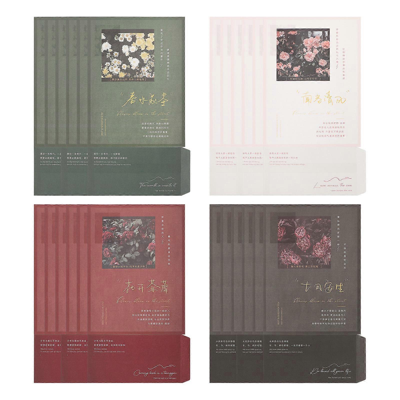 Note Paper Stationery Writing Stationery Papers Envelopes Set Letter Writing Birthdays Rectangular 1Set