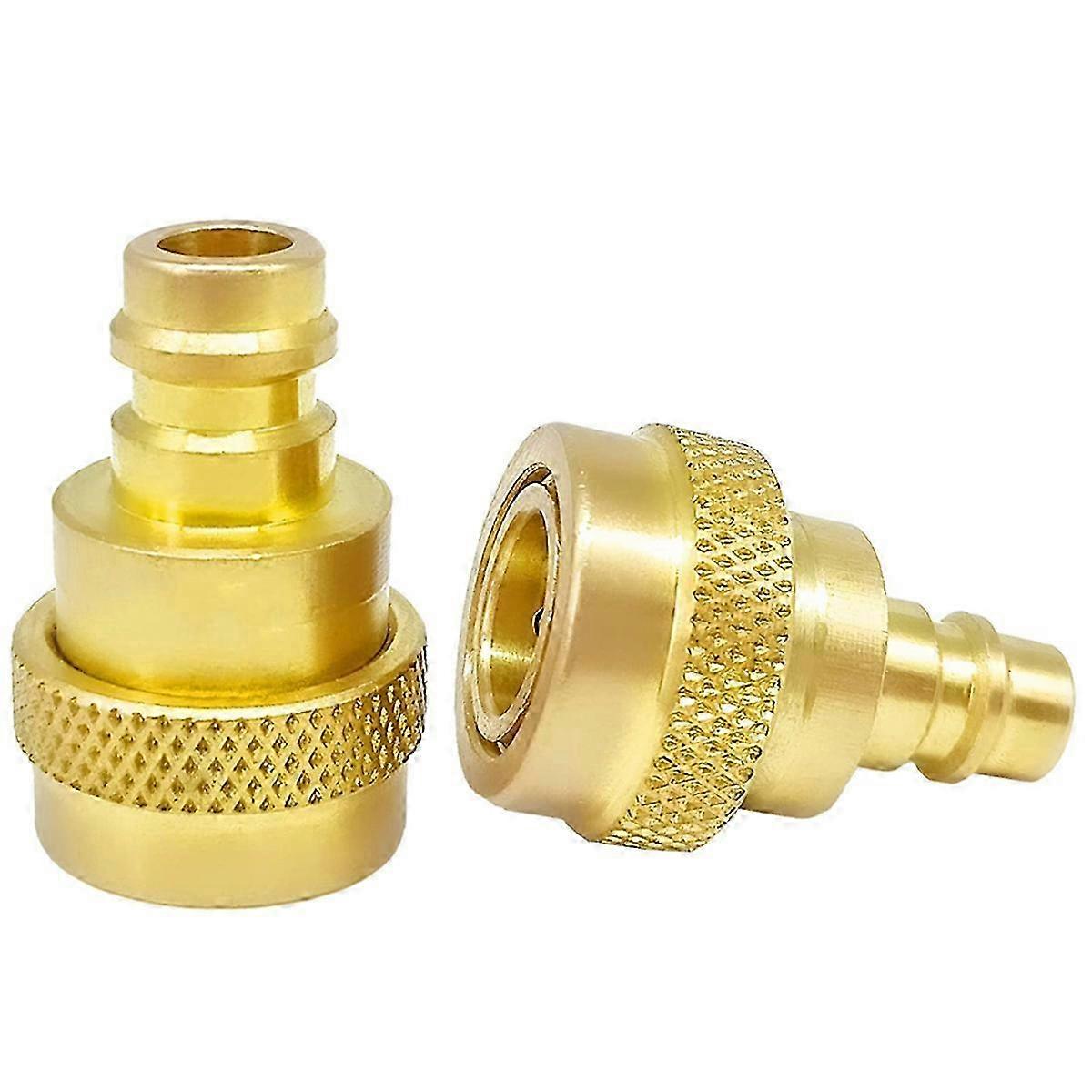 2Pcs A/C R134a to R1234yf Conversion Kit,Quick Adapter Adjustable HighandLow Voltage Connector,for A