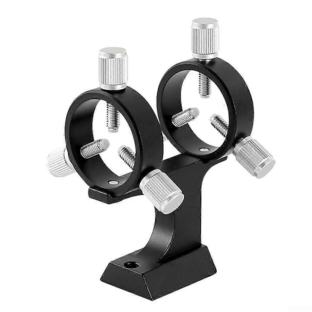 Finder Scope Mount with NonSlip Protective Pad for Astronomical Use (Black)