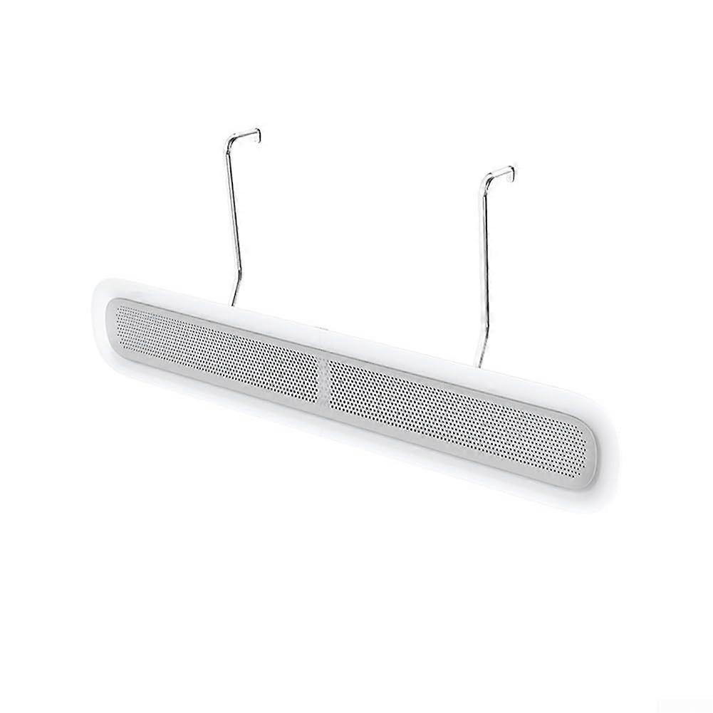 Windshield air deflector for air conditioning, adjustable angle to avoid direct airflow.