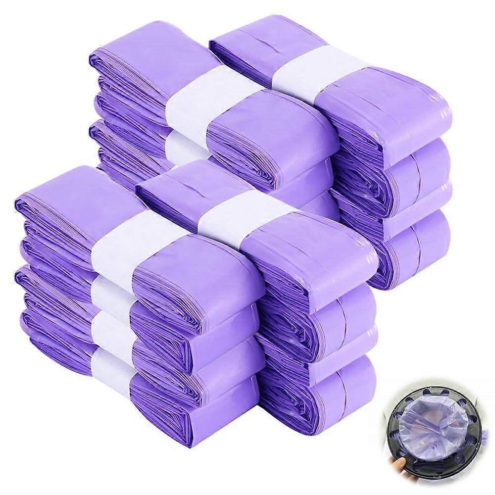 Cassettes de recharge pour poubelles à couches, paquet de 12, film de recharge de 4,5 m, pour jusqu’à 320 couches, violet octogonal