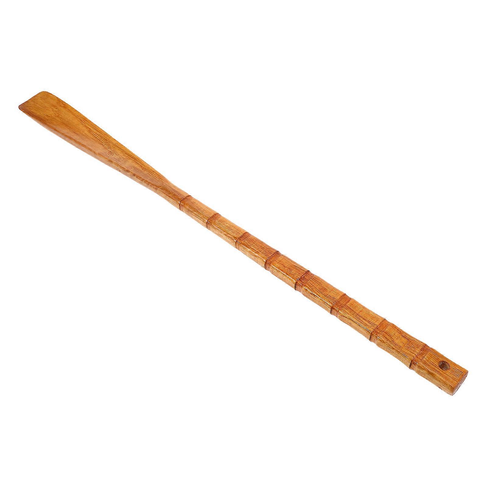 Extra Long Lightweight Wooden Shoehorn with Handle – Portable Shoe Lifter for Boots, Socks, Insoles – Multipurpose Tool for Men, Women, Seniors,