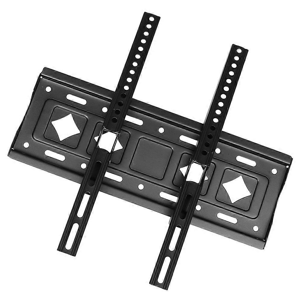 Adjustable TV Wall Mount Bracket with Tilt Function Solid Plate Design Lightweight Reliable Support for Home Office and Commercial Use