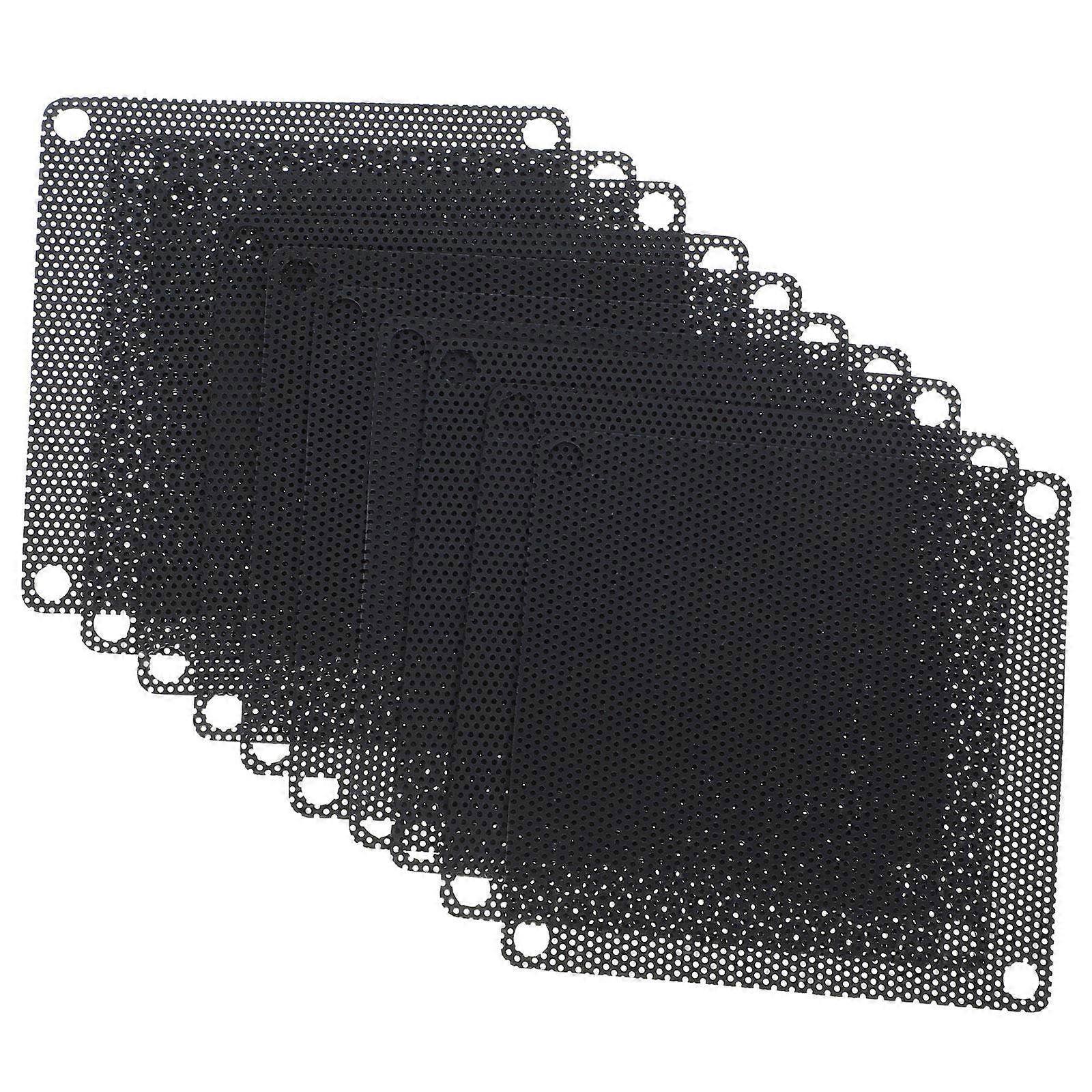 Computer Fan Grill Dust Protection Easy Installation Computer Users 10Pcs