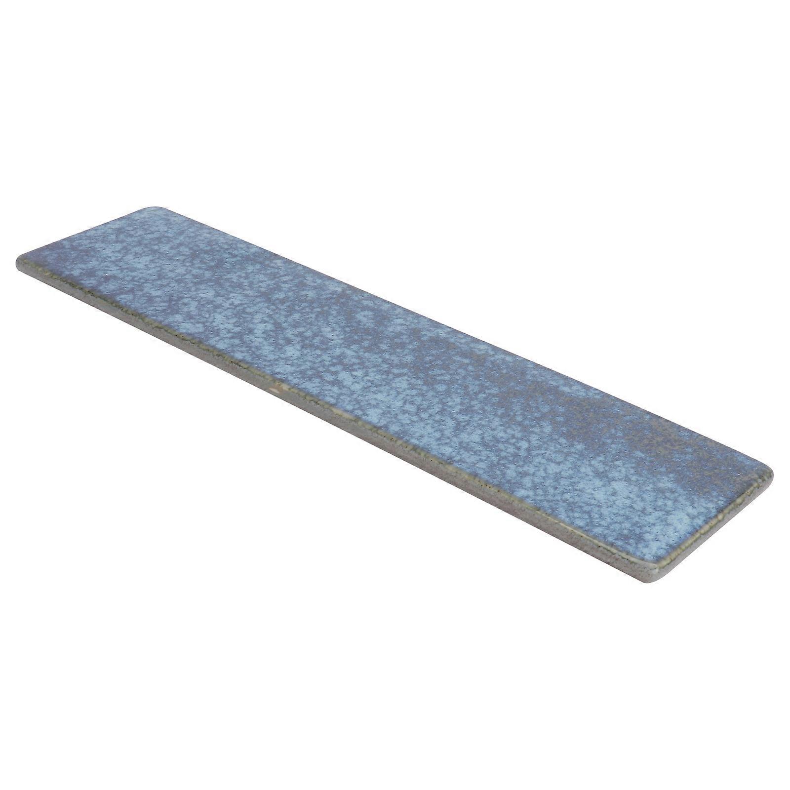 Sushibrickor Japansk servis Keramisk lång remsa för hotellbruk 33.2 x 8.5 x 1.4cm 1Pack