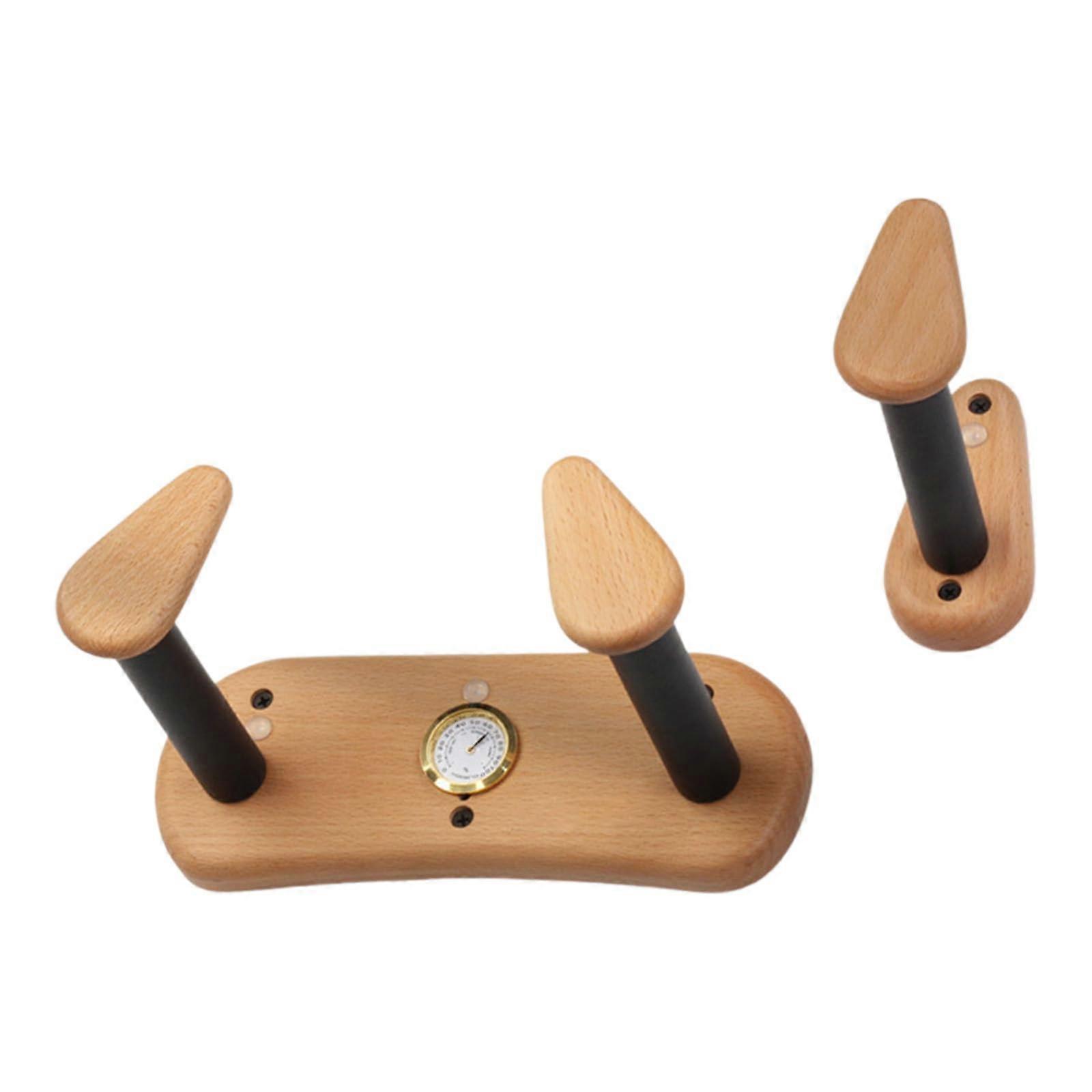 Guitar Wall Mount With Hygrometer, Ukulele and Instrument Display Rack, Wall Hanger