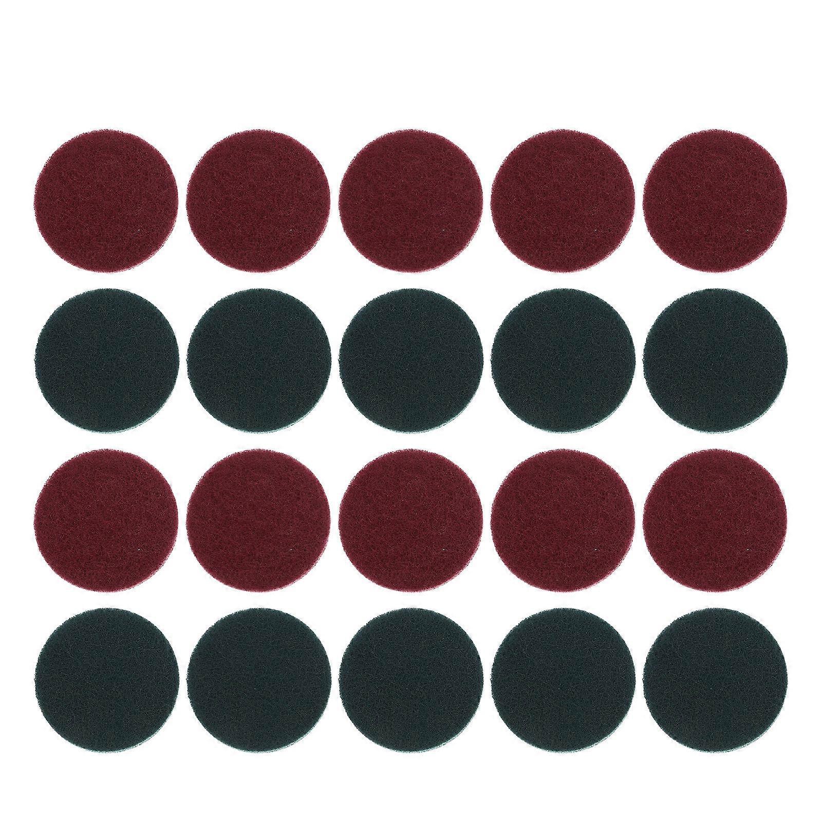 20Pcs Round Dish Scrubber Pads For Effective Cleaning Kitchen Use Multi-Use Soft Reusable