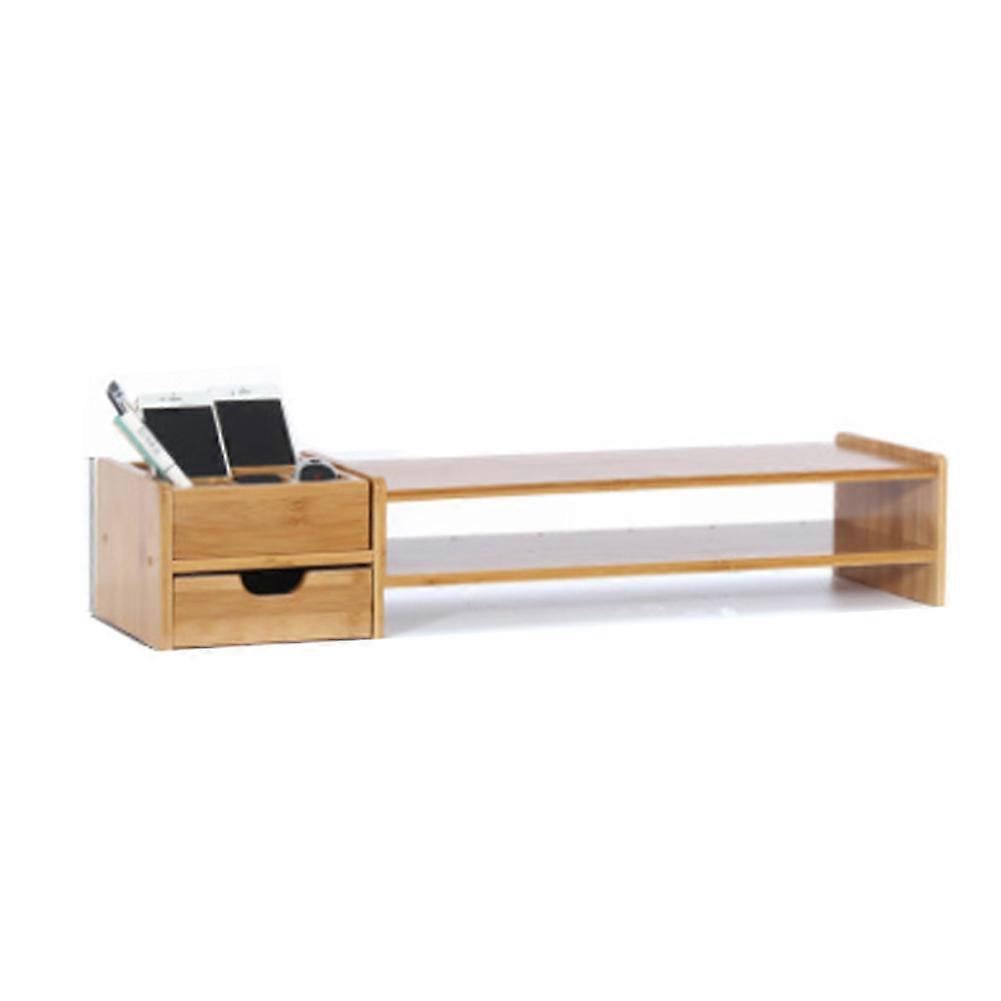 Wooden Monitor Riser Stand Sturdy Stable Wood Desktop Monitor Stand