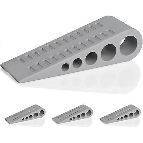 4-pack wedge rubber door stoppers, wall door stops