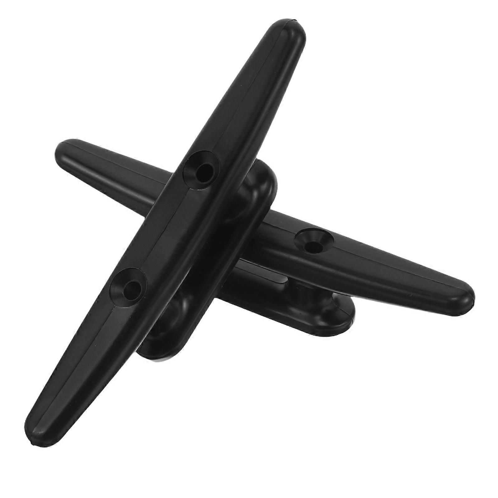 Boat Anchoring Accessories For Canoe Users In Black 5.9X1.2X0.8In Stability Enhancement 2 Sets