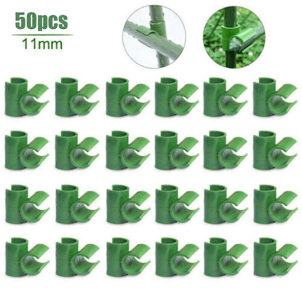 50 pcs. Trellis Plant Kit Connector Fastening Clips for Fixed Garden Frame Rod Home Graden Supplies