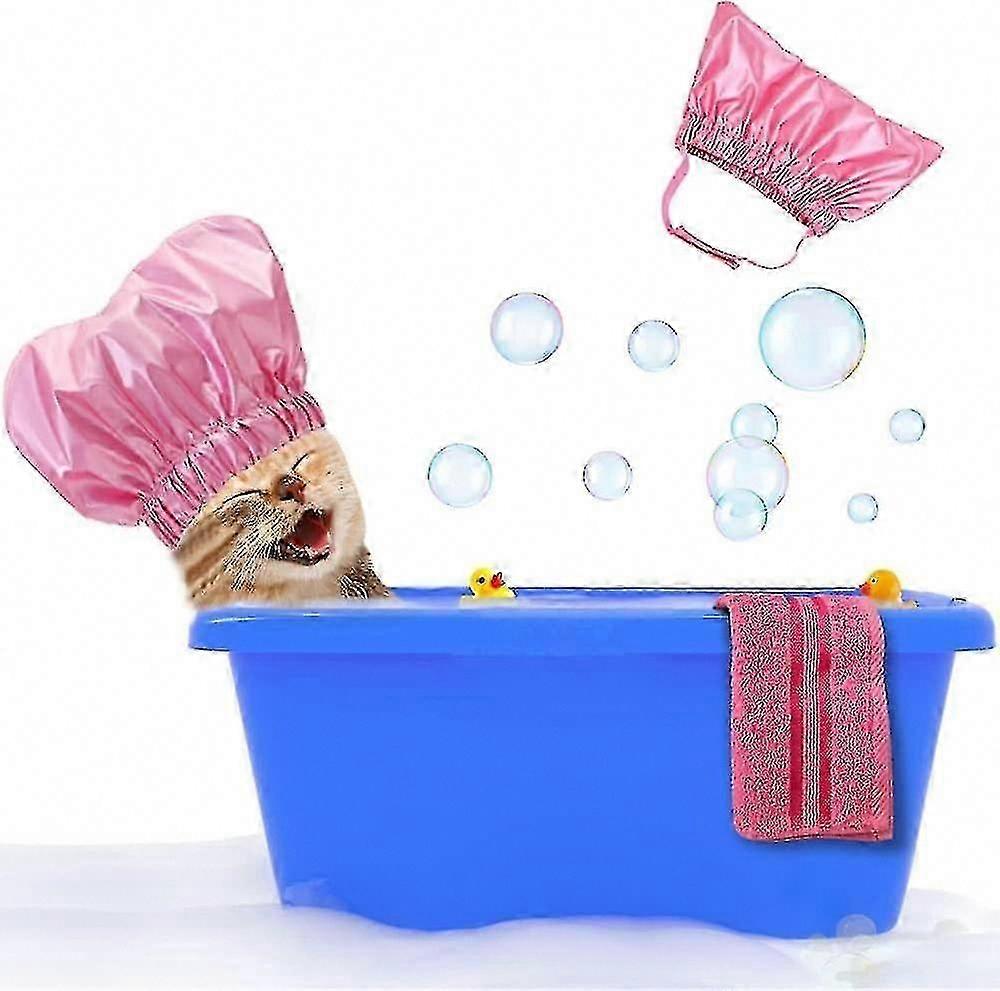 Pet Shower Caps, For Cat Bathing, Waterproof, Ear Protection