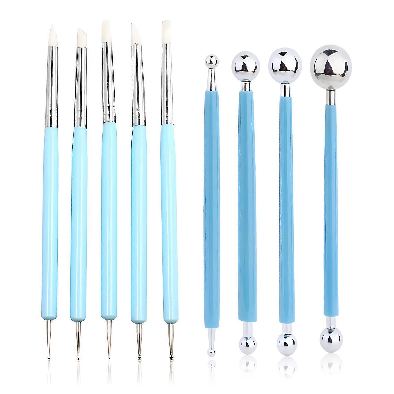 Clay Carving Pottery Tool Set - 9pcs