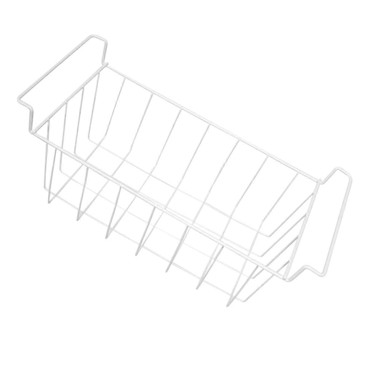 Freezer Organiser Metal Wire Hanging Container for Easy Storage, Non-Slip Design, Compatible with Various Models