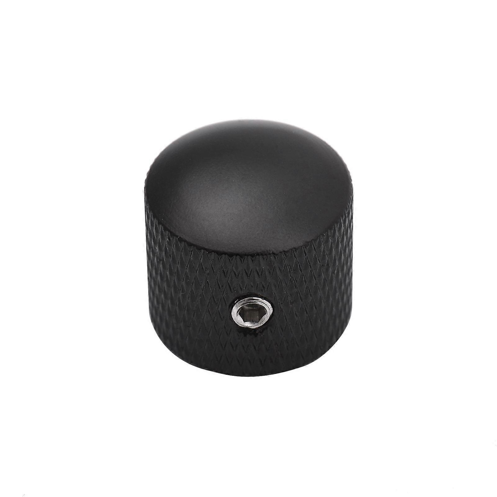 4pcs Metal Dome Volume Tone Knobs Set w/ Hex Spanner 6mm Black