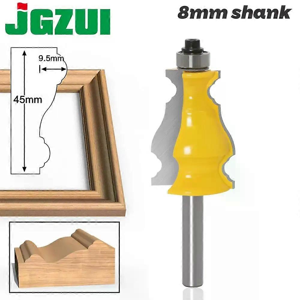 8mm Shank Picture Frame Router Bits Tenon Tungsten Carbide Line Bit Woodworking Milling Cutter for Wood