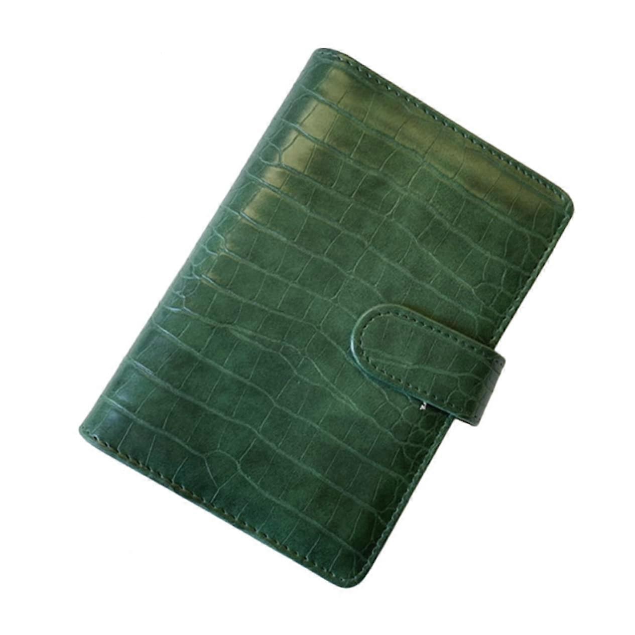 Leather Binder,  Green