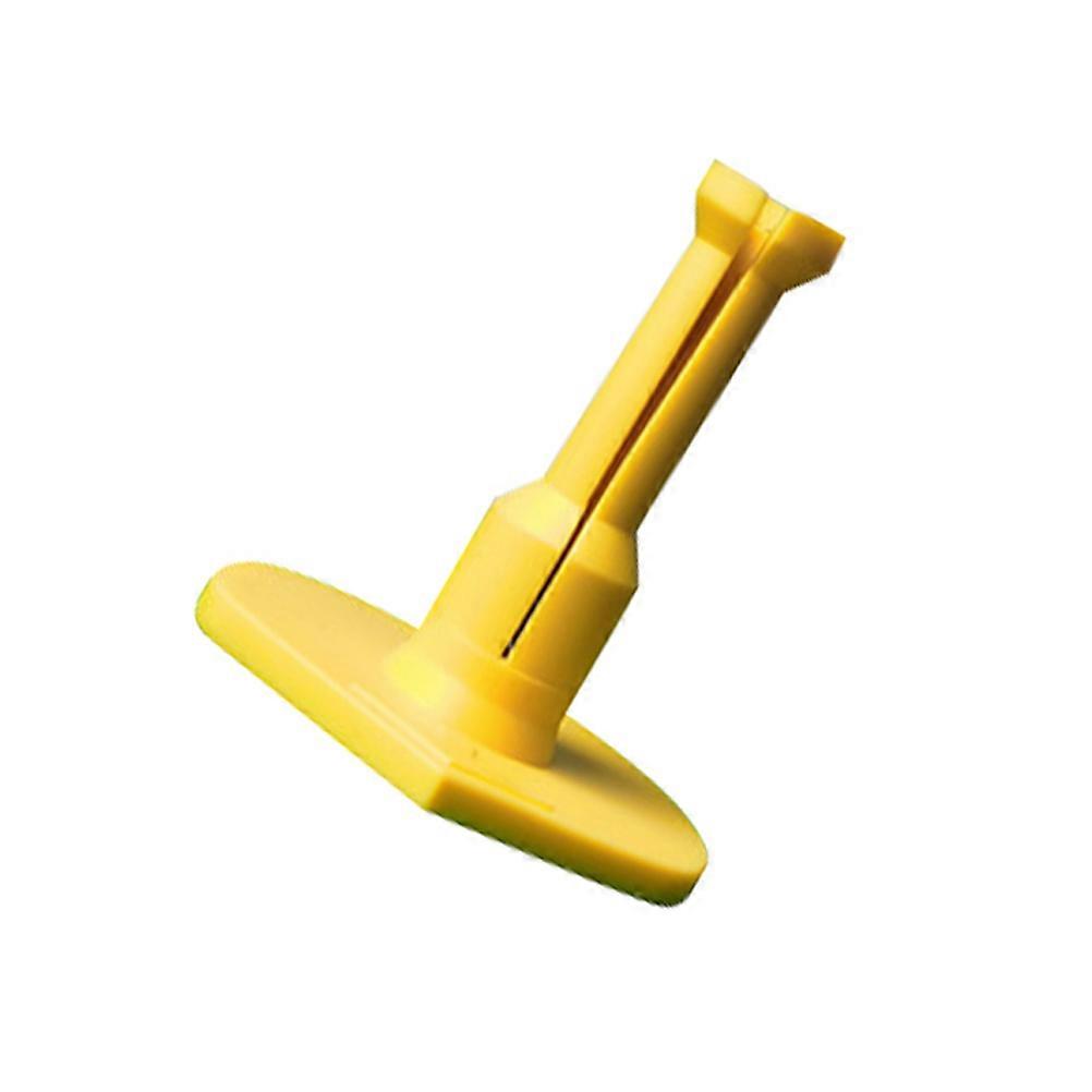 Durable Golfing Accessory Rubber Tee Designed For Golf Practice Offering A Non-Damaging Solution In Yellow 6X5.2X5.2cm 1Set