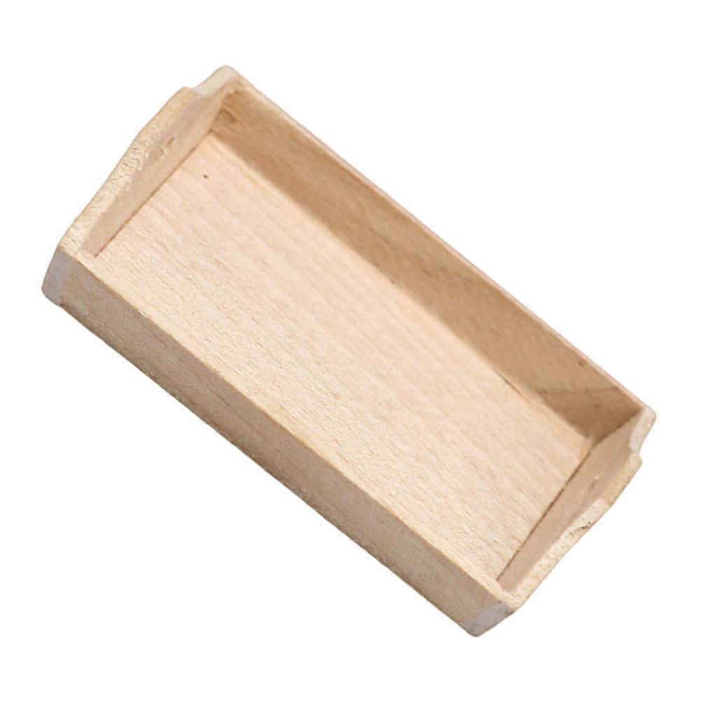 Oval Mini Serving Tray Accessory For Photography Prop 5.2X3.7CM Chic Design 1Pack